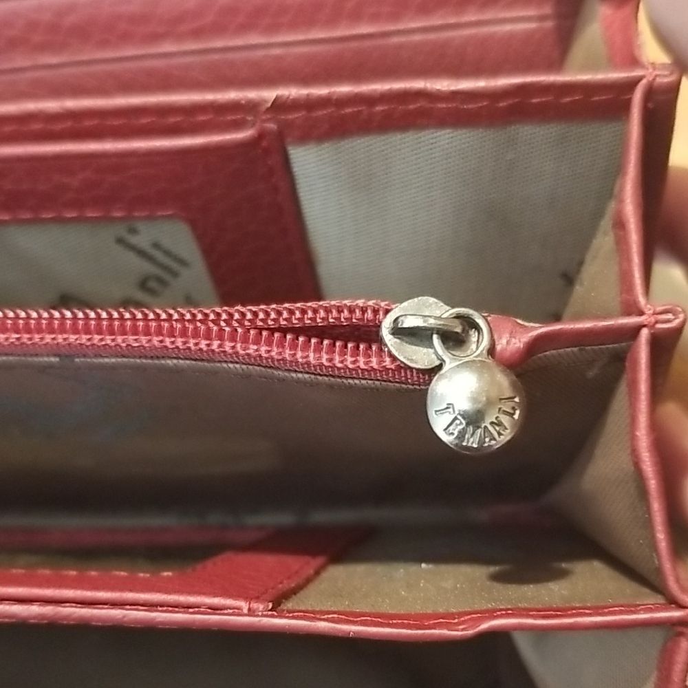 Temanli Genuine Leather Patchwork Wallet - Rainbo… - image 7